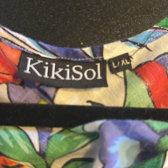 Floral Sleeveless Vacation  Maxi Dress Birds Graphic Cool Cotton. - Picture 9 of 9